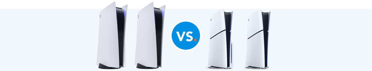 Compare the PlayStation 5 Slim to the PlayStation 5