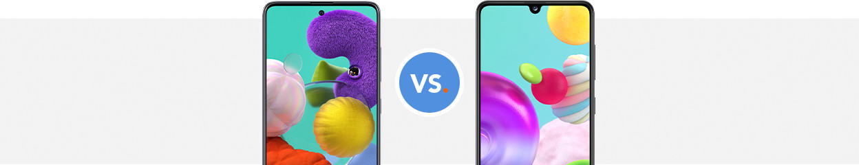 Vergelijk de Samsung Galaxy A51 met de A41