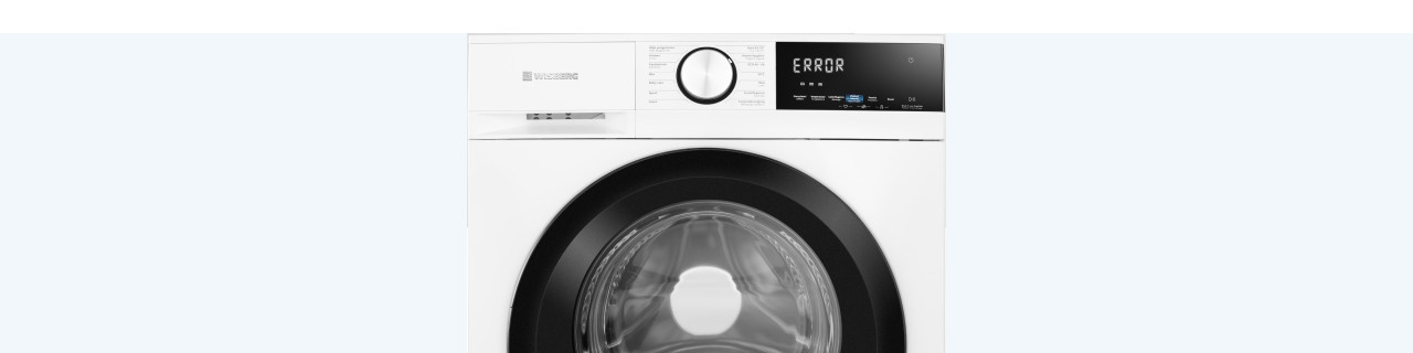 How do you solve a Wisberg washing machine error?