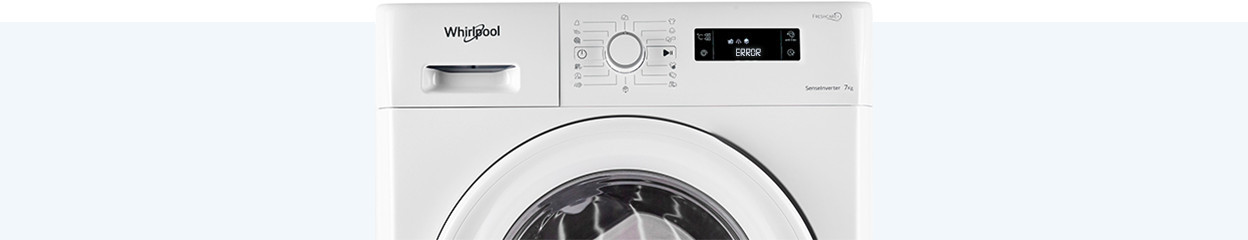 The most common errors of Whirlpool washing machines