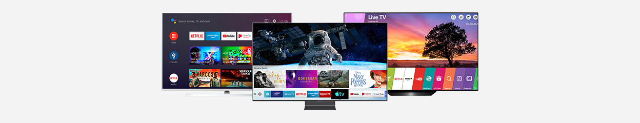 Vergelijk de Android met de WebOS en Tizen smart platforms 