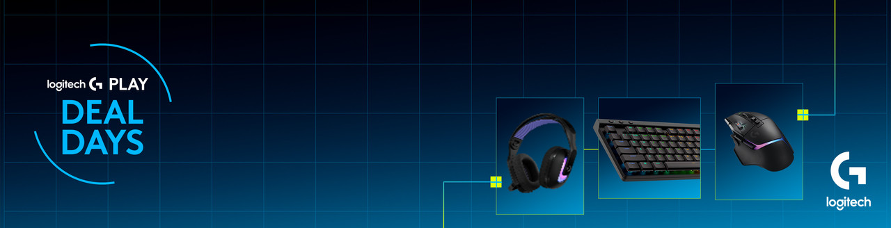 Scoor je nieuwe Logitech G gaming gear tijdens Logitech G PLAY DEAL DAYS