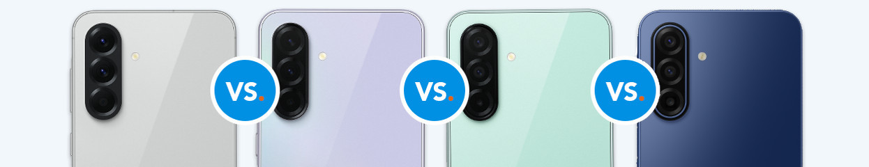Vergelijk de Samsung Galaxy A serie
