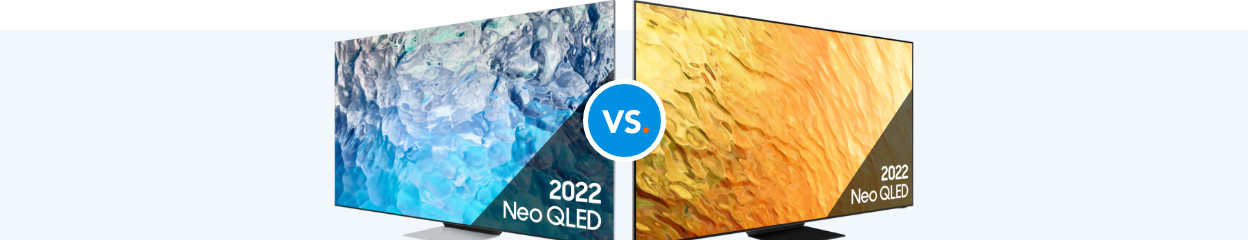 Compare the Samsung Neo QLED QN900B to the QN800B