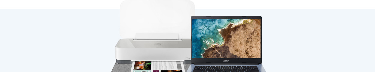 How do you connect your printer to your Chromebook?