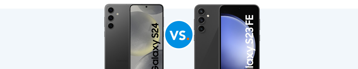 Vergelijk de Samsung Galaxy S24 met de Samsung S23 FE