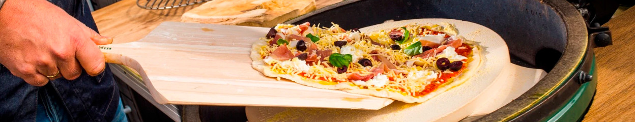 How do you use a pizza stone on your barbecue?