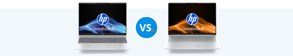 Vergelijk de HP OmniBook 5 met de HP OmniBook 3