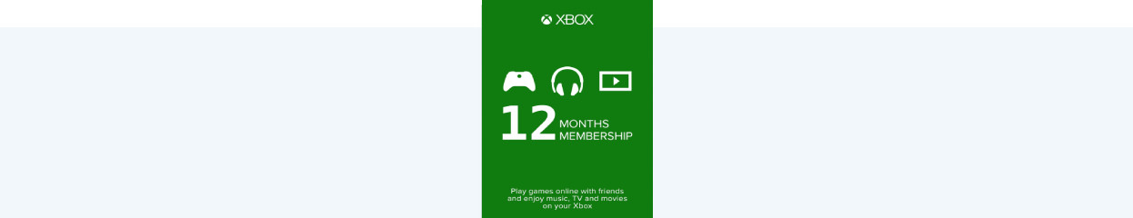 Get started with a digital Xbox Live Gold card