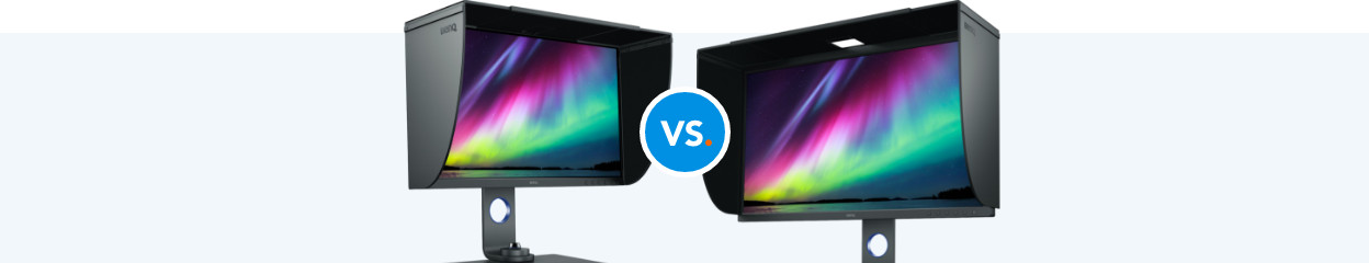 Compare the BenQ SW270C and SW321C