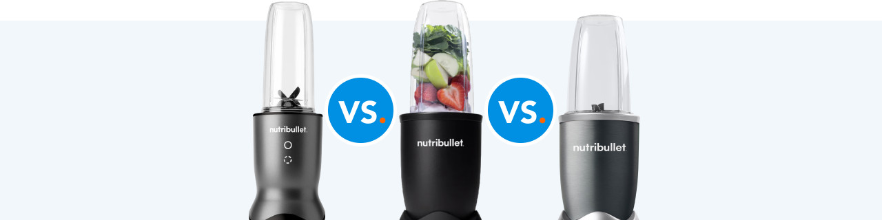 Vergelijk de nutribullet Ultra 1200, 900 en 600 blenders
