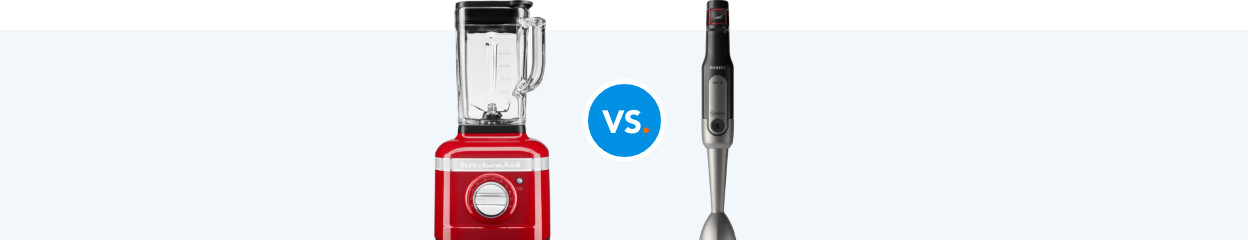 The differences between a blender and an immersion blender