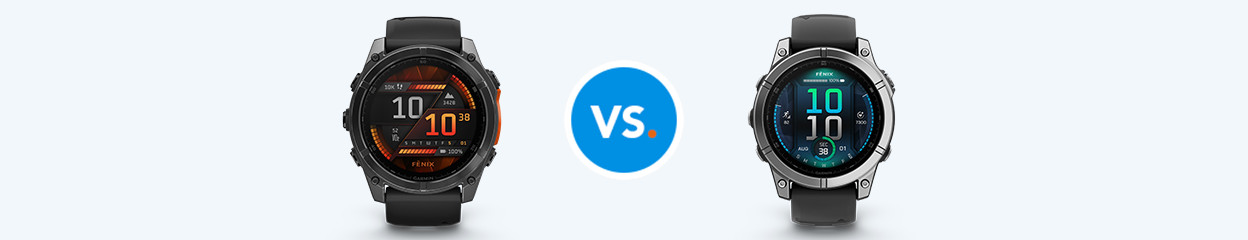 Vergelijk Garmin Fenix 8 en Garmin Fenix E