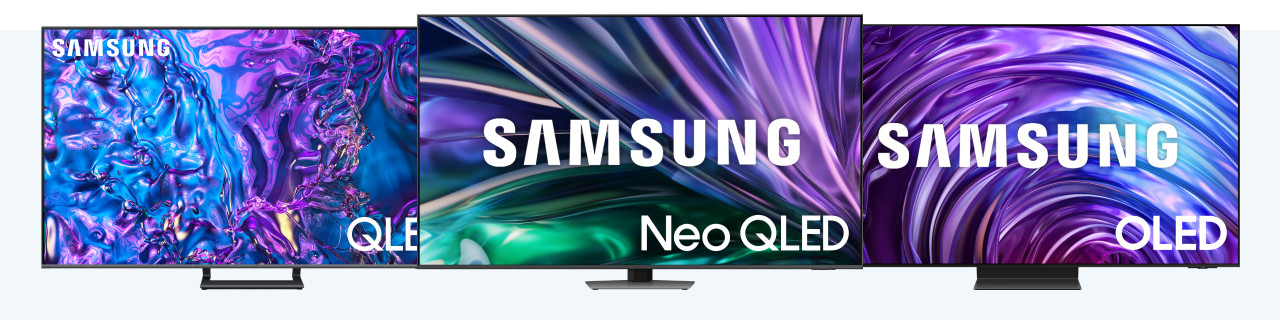 Vergelijk Samsung QLED, Neo QLED en QD OLED tv's
