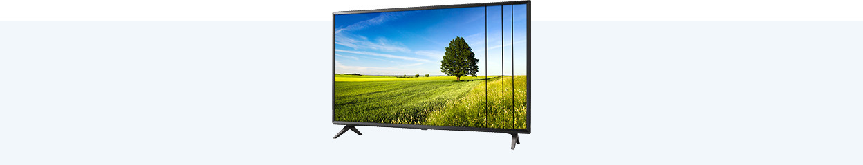 5 tips to get rid of stripes on your TV screen