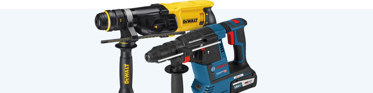 Welk gereedschap heb je nodig als je iets sloopt of breekt?