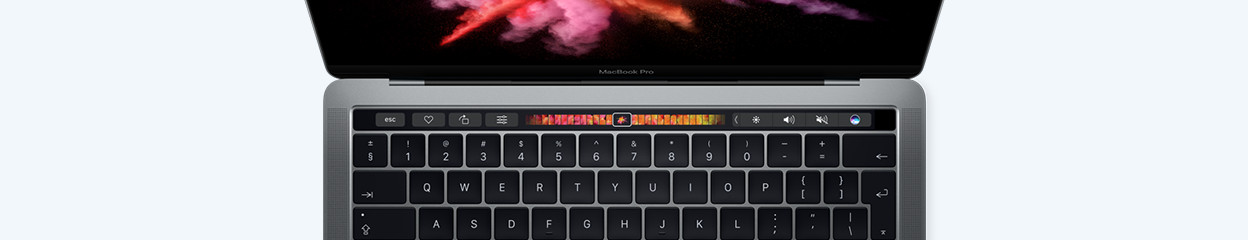 How do you use the Touch Bar on the Apple MacBook?