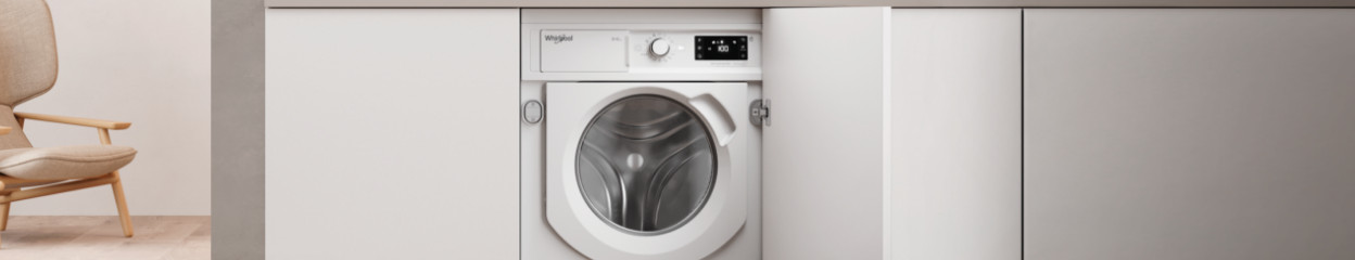 How do you build in a built-in washer dryer combination?