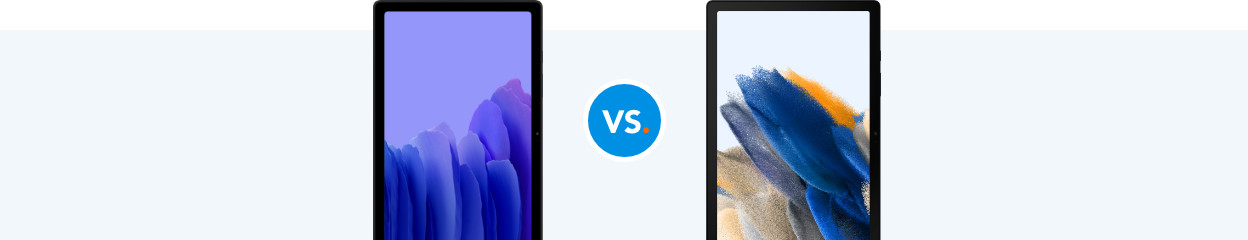 Vergelijk de Samsung Galaxy Tab A8 met de Tab A7