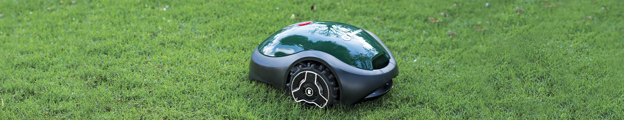How do you set up the Robomow robot lawn mower?