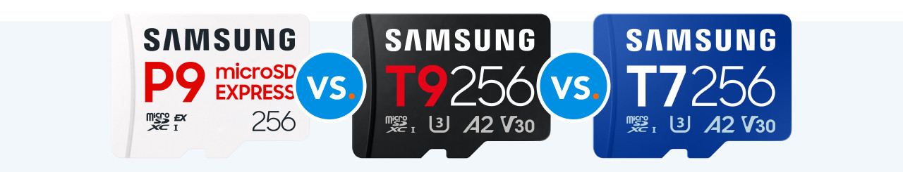 Samsung P9 Express vs Samsung T9 vs Samsung T7