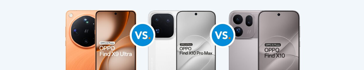 Vergelijk de OPPO Find X serie