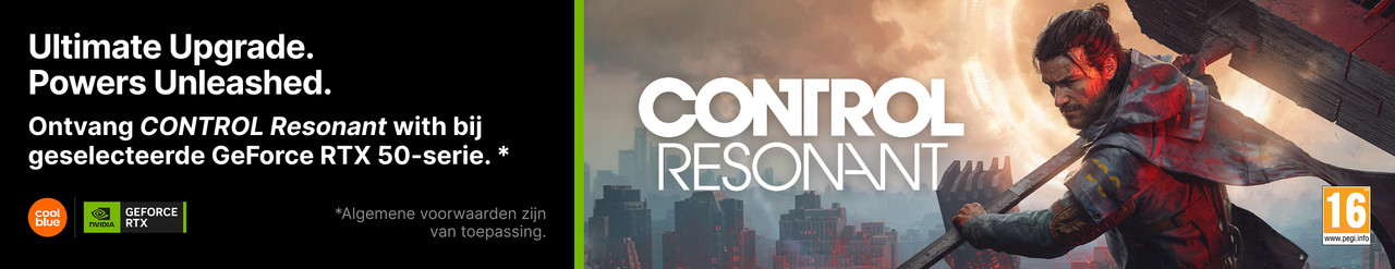 Krijg CONTROL Resonant cadeau bij een NVIDIA GeForce RTX 5000 series videokaart
