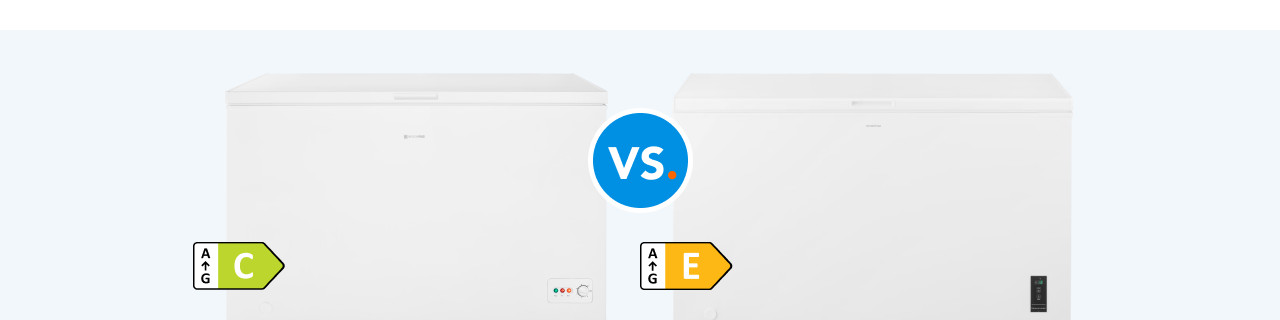 Vrieskist: wat bespaart energieklasse C vs. E?