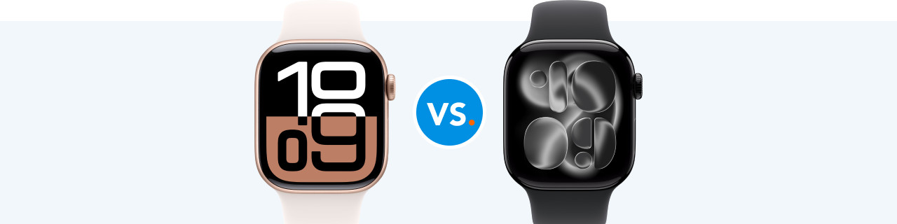Vergelijk Apple Watch Series 11 met Apple Watch Series 10