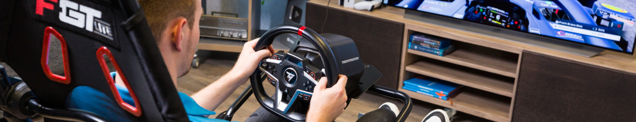 How do I expand my Thrustmaster race set?