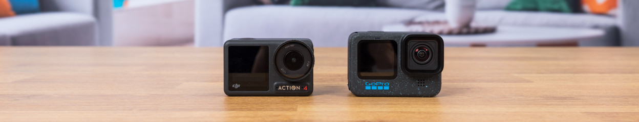Compare the DJI Osmo Action 4 to the GoPro HERO 12