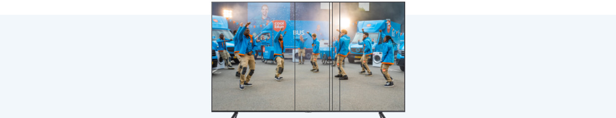 How do you remove stripes on the screen of your Samsung TV?