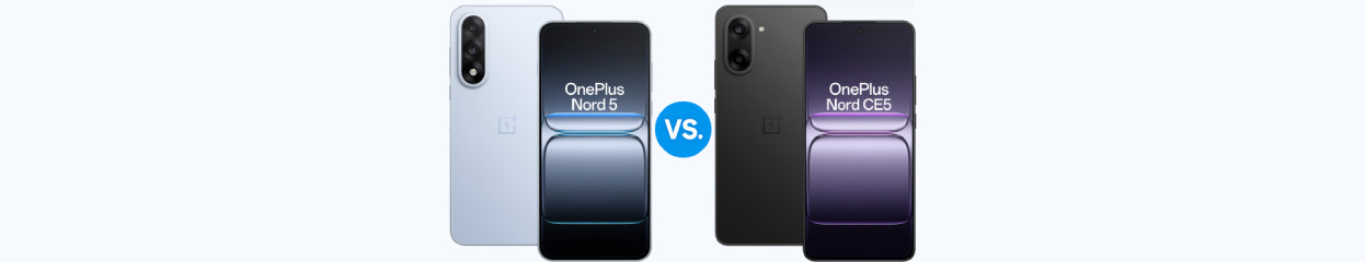 Vergelijk de OnePlus Nord 5 en Nord CE 5