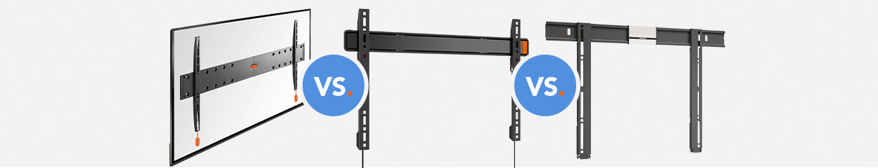 Compare the Vogel's BASE 05 L, Wall 3305, and Thin 505 TV mounts