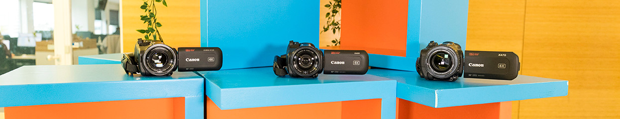 Vergelijk de Canon XA70 met de XA60 en de Legria HF G70