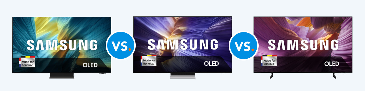 Vergelijk de Samsung OLED S95F, S90F en S85F