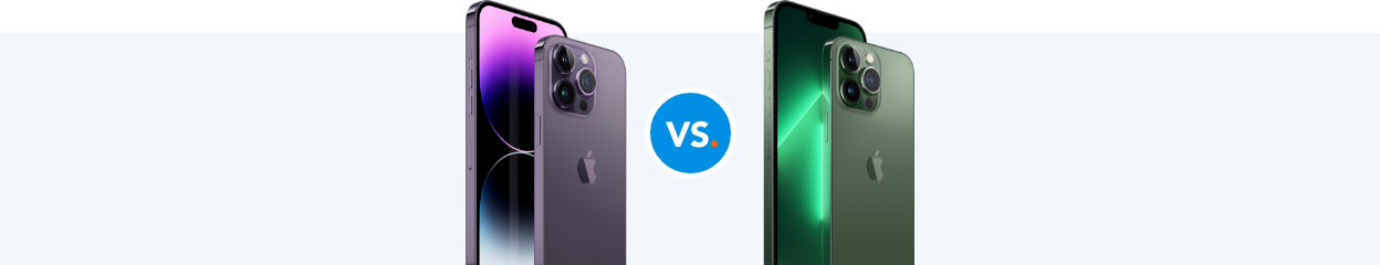 Compare the iPhone 14 Pro (Max) to the iPhone 13 Pro (Max)