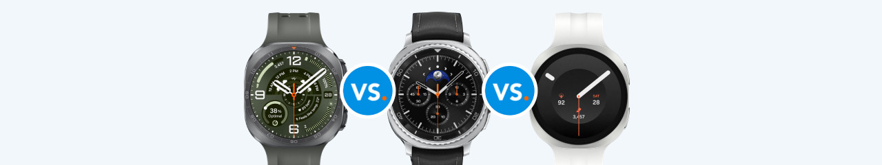 Vergelijk alle Samsung Galaxy Watch modellen