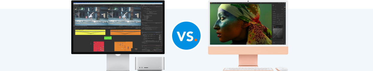 Vergelijk Apple mini pc's met Apple iMac