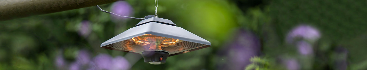 Hoe hang je een elektrische terrasverwarmer op?