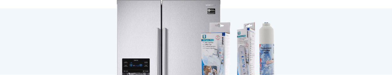 How do you replace the water filter in a fridge?