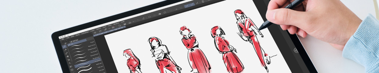 Wacom drawing tablet with screen