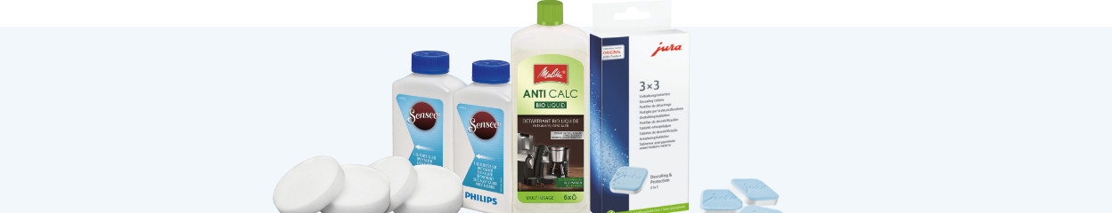 Welke ontkalker gebruik je voor jouw koffiezetapparaat?