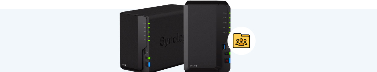 How do you create a shared folder on your Synology NAS?