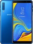 Samsung Galaxy A7 (2018) in blauw