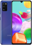 Samsung Galaxy A41 in blauw