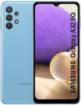 Samsung Galaxy A32 (5G) in bleu