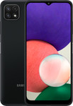 Samsung Galaxy A22 5G in zwart