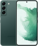 Samsung Galaxy S22 in vert
