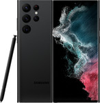 Samsung Galaxy S22 Ultra in noir